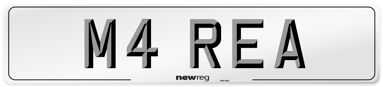 M4 REA Number Plate from New Reg